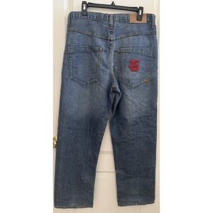 Rocawear‎ Men's Jeans Size 36 VTG Y2K Baggy Denim Hip Hop Streetwear Embroidered